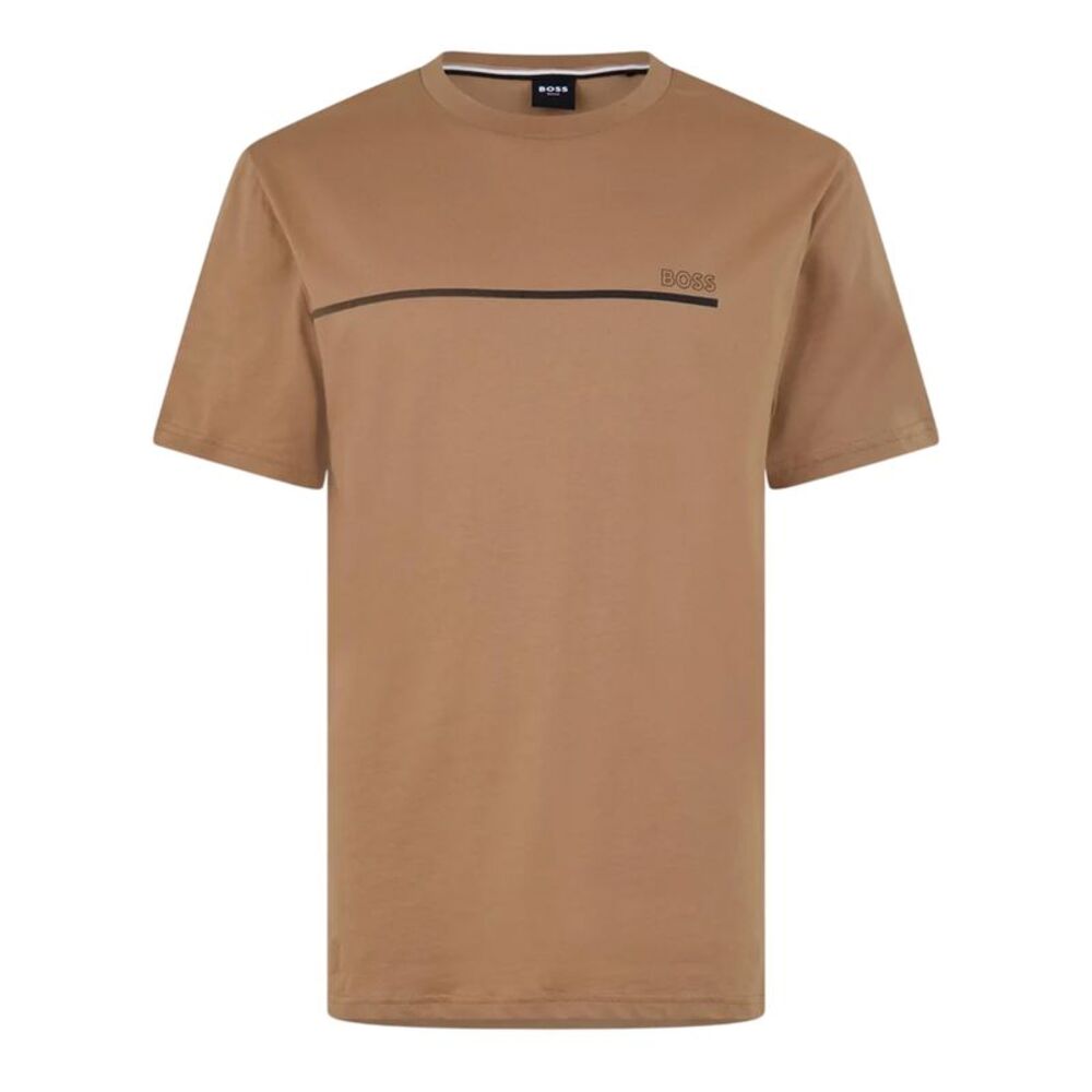 Boss Mens Bodywear Soft T-Shirt / Camel/Black